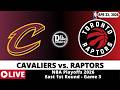 CLEVELAND CAVALIERS VS TORONTO RAPTORS 🏀 NBA Playoffs Game Score Radio Play-by-Play