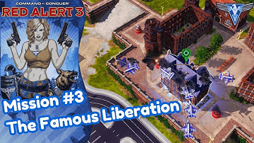 Red Alert 3 - Allied Campaign - Mission 3 - The Famous Liberation - Hard - NoCommentary