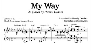 Video thumbnail of "Hiromi Uehara- My Way | 上原ひろみ マイウェイ (Transcription)"