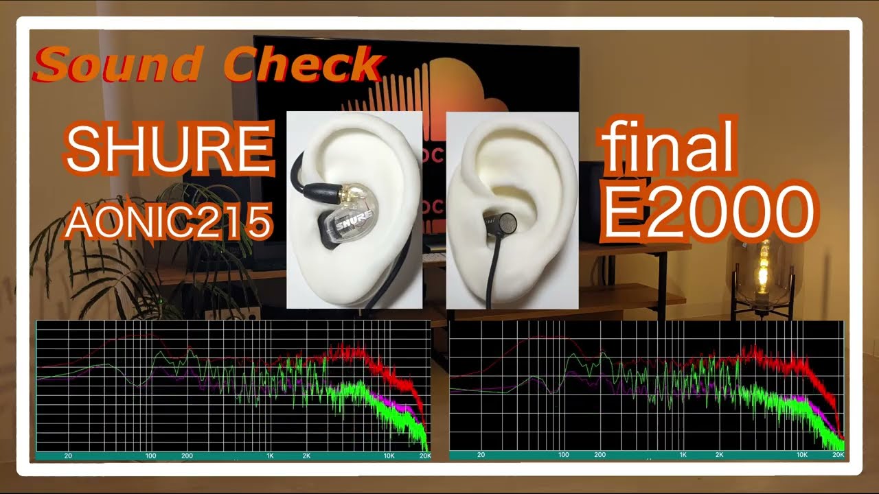 SHURE AONIC215 vs final E2000 [IEMs In-Ear headphones Sound Comparison イヤホン音比較]
