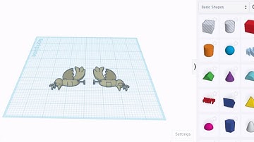 Splitting a design in half with TinkerCAD