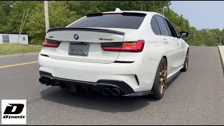 BMW M340I CTS Turbo Downpipe + AWE Touring Exhaust!! DME Unlock and BM3 Stage 2!!