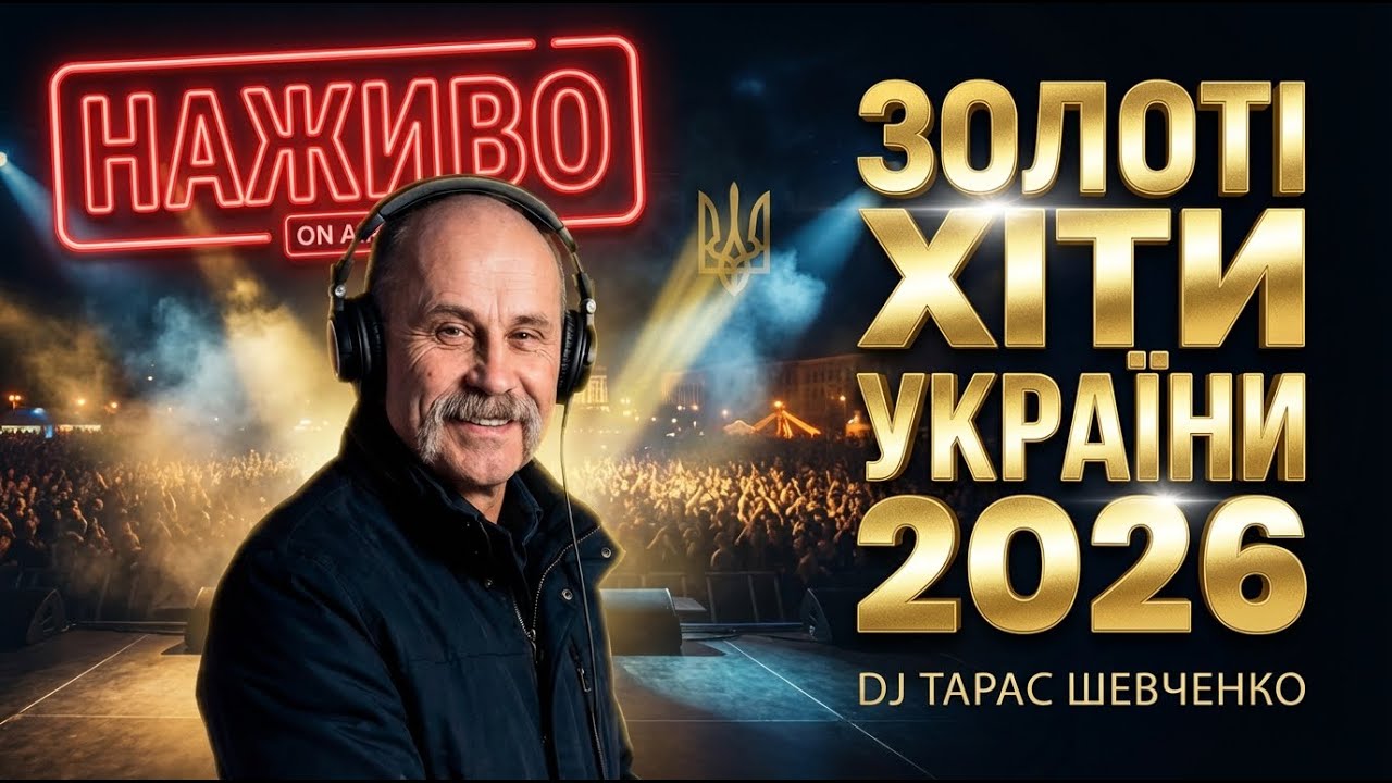 💛 Українські Найкращі Пісні • DJ Taras Shevchenko • Легкий Ритм • LIVE