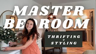 A stunning and *cheap* thrift haul + simple Spring bedroom decorating!