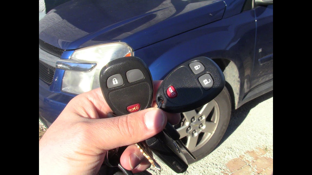 How to Program Remote Key Transmitters on Chevy Equinox - YouTube