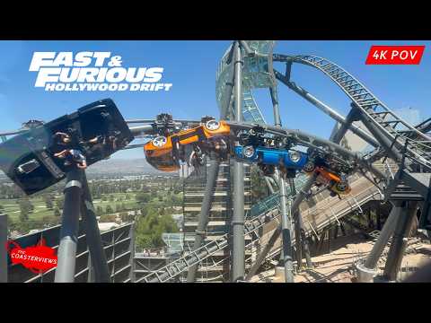 Fast and the Furious Hollywood Drift [4K POV] Universal Studios Hollywood