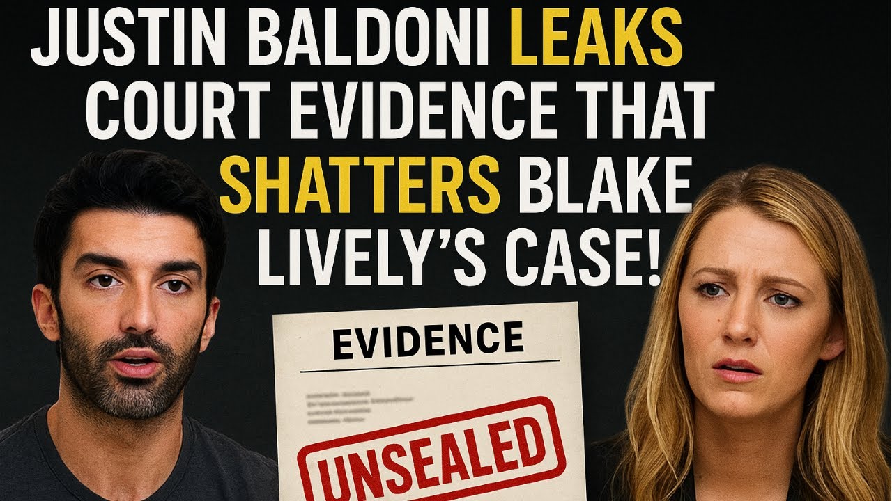Justin Baldoni LEAKS Court Evidence That SHATTERS Blake Lively’s Case ...