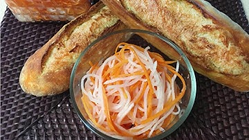 Cách Làm Dưa Chua Cà Rốt và Củ Cải Nhanh Ngon