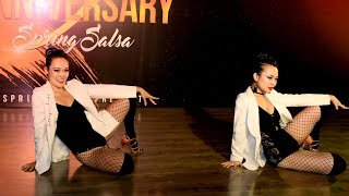 Nuno & Hanita @ Salsa solo show at event "Show Dance 9 Years Anniversary Spring Salsa"