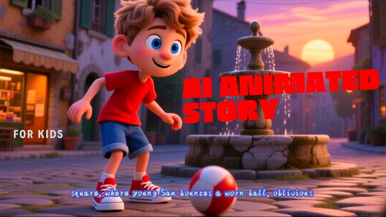 AI animated story ||Ghost  and a boy story 