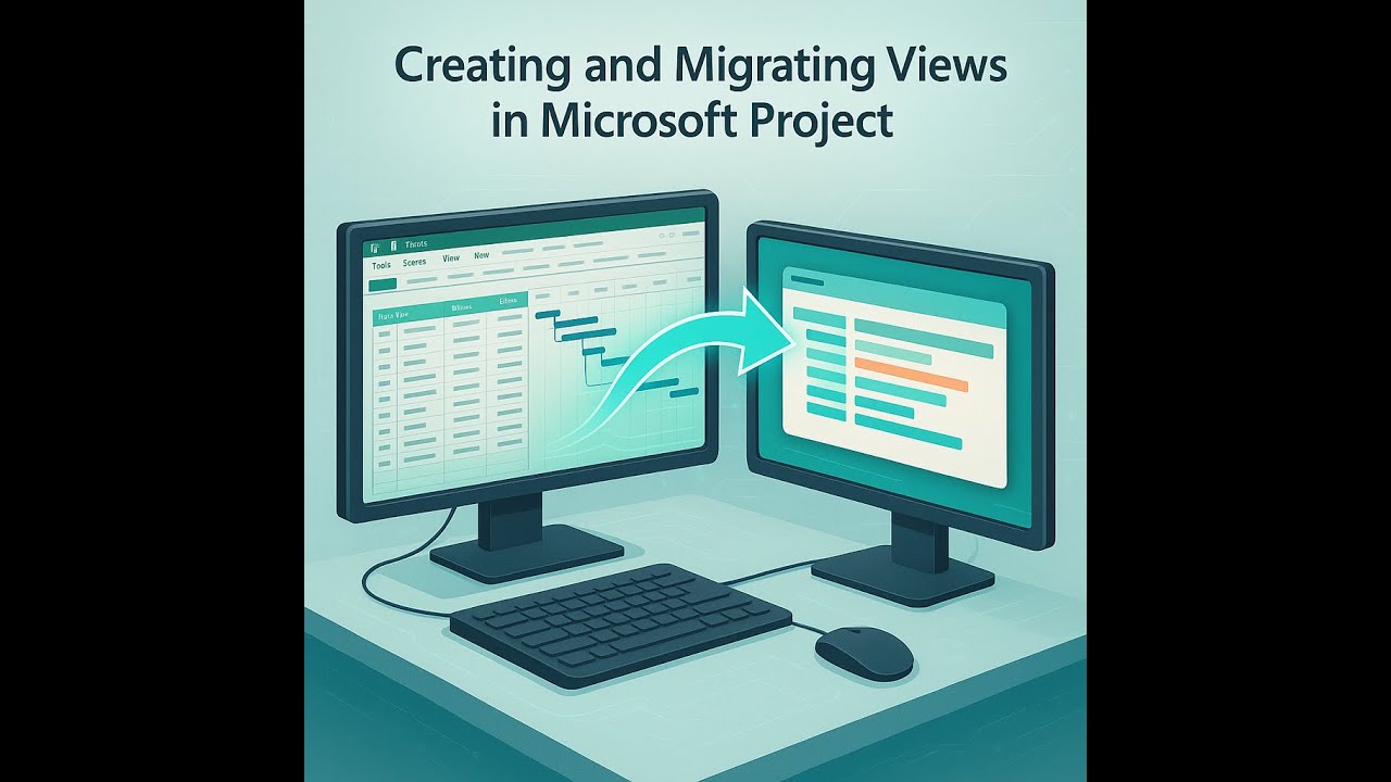 Creating and Migrating Views in Microsoft Project - YouTube