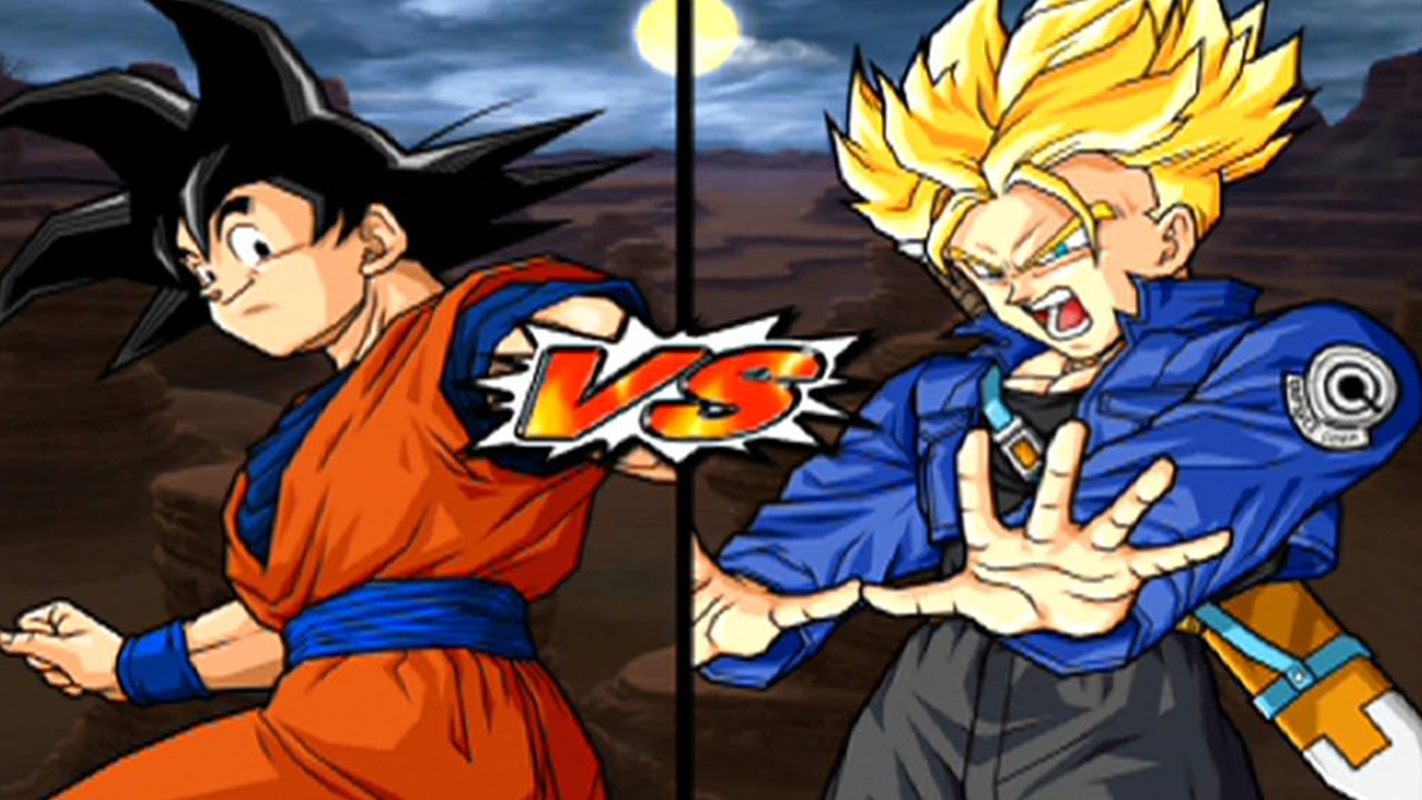 GOKU (END) VS SUPER SAIYAN TRUNKS SWORD Dragon Ball Z Budokai