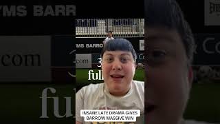 Barrow Late Drama Keeps Survival Hopes Alive Newport Fan Reacts To Barrow V Oldham