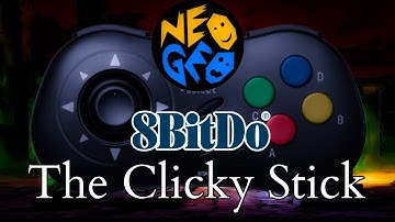8bitdo Neo Geo CD Controller (First time testing out the Clicky Stick)