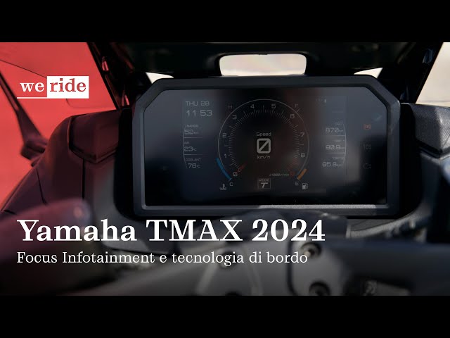 Yamaha TMAX Tech Max 2024 | Focus su Infotainment e Tecnologia di bordo