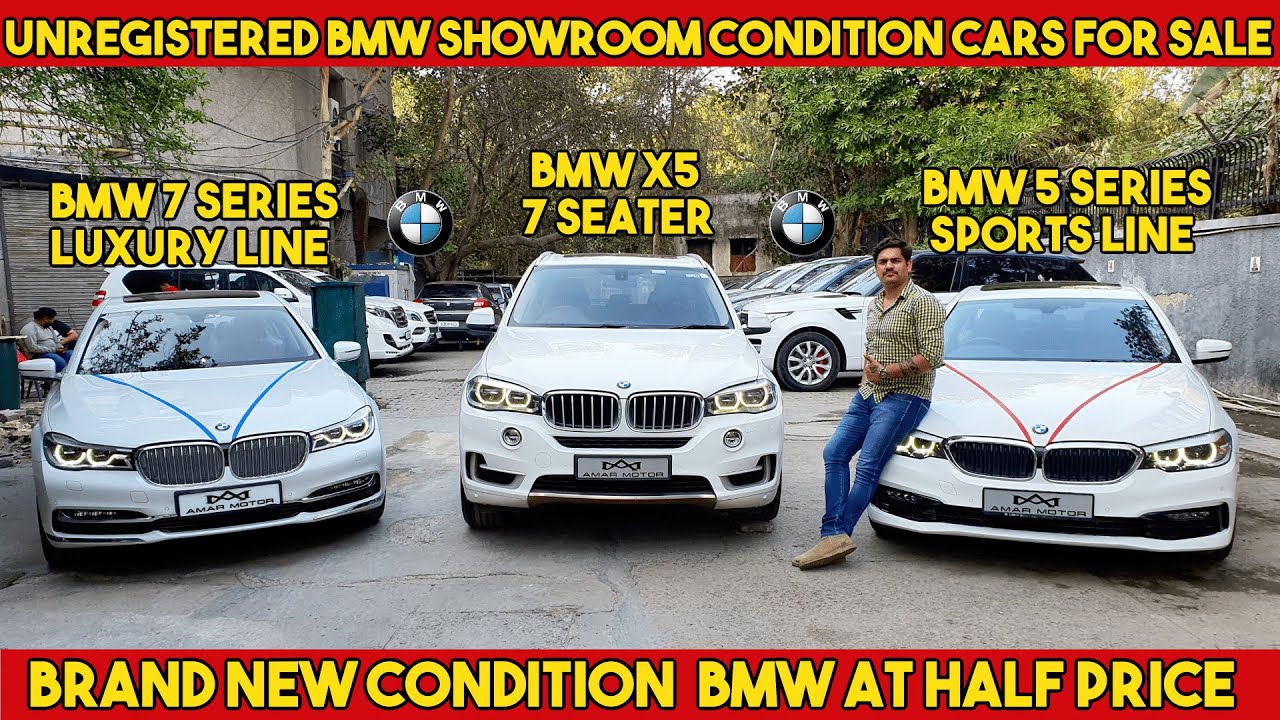 BMW COLLECTION |NEW SHAPE UNREGISTERED CARS | 7 SERIES LUXURY LINE, 5 SERIES SPORT LINE, X5 7 SEATER