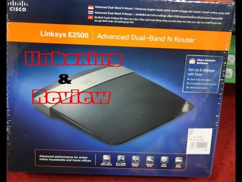 Linksys E2500 N600 Dual Band Router Unboxing/Reviews in /Hindi