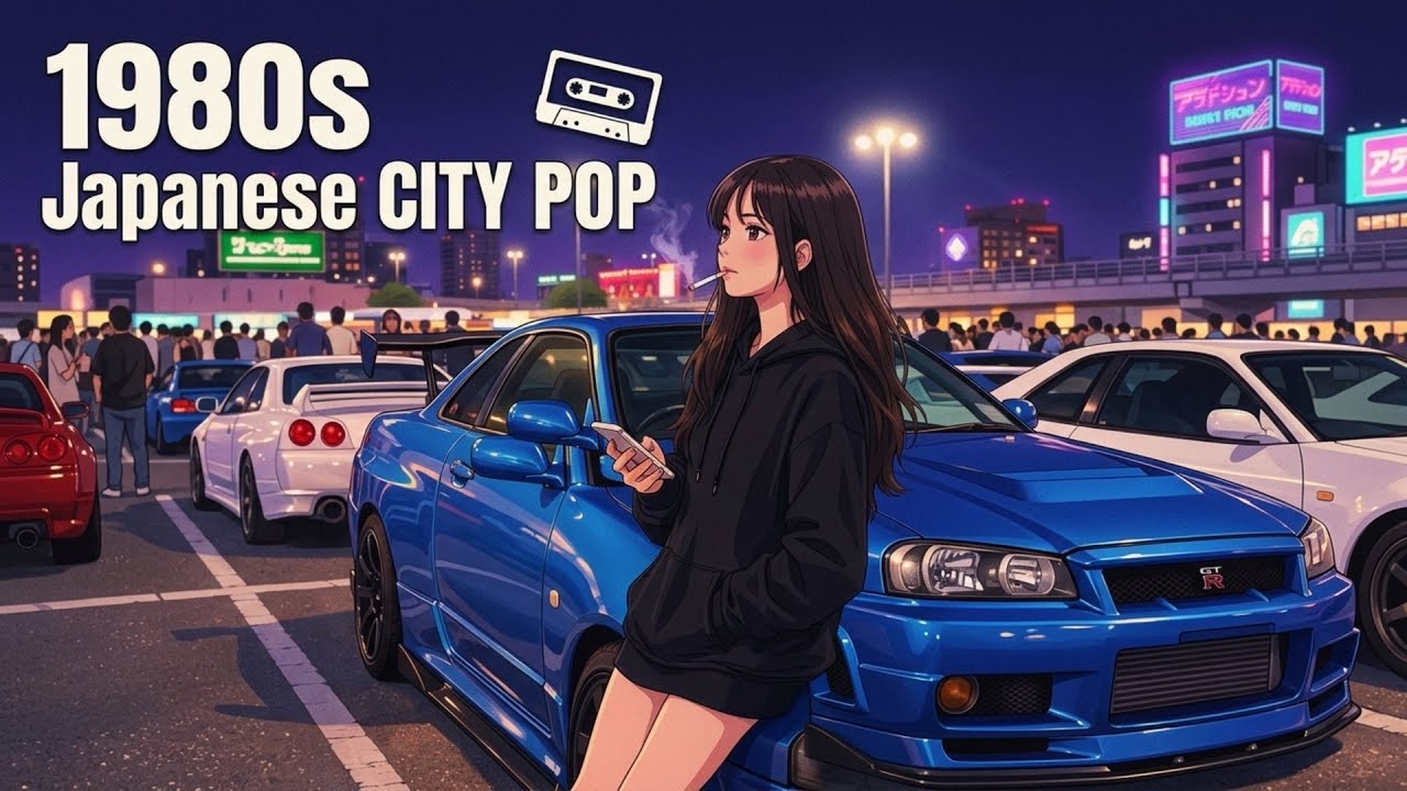 80s City Pop】Shimmering Neon Tears | Japanese Retro Night Drive