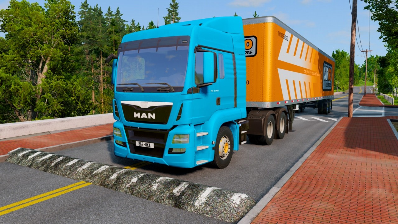 🔴Trucks Vs Speed Bumps - BeamNG.Drive