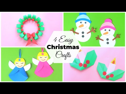 Red and white Christmas paper wreath tutorial - DIY Christmas decoration  made with recycled paper 