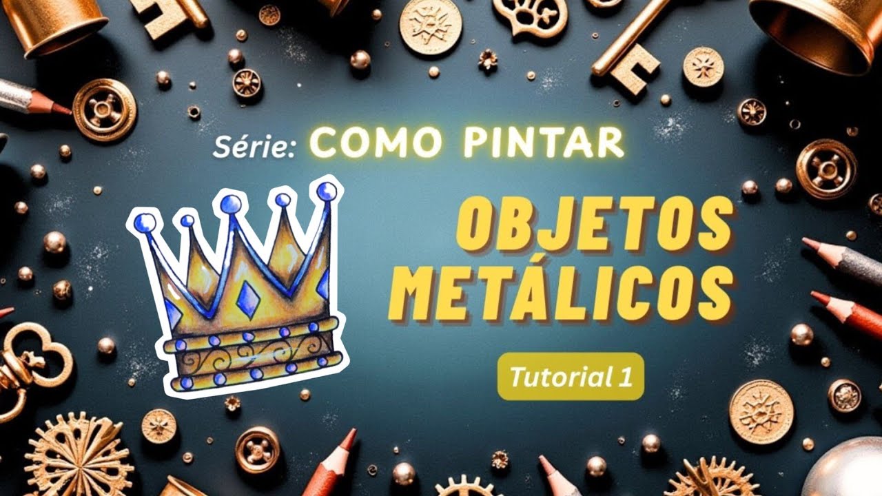 Como pintar: OBJETOS METÁLICOS — tutorial 1