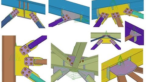 Tekla API Advance - Column Beam Braces Details - New big improvements