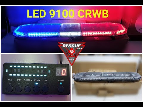 LED 9100 CRWB / Lightbars ไฟติดตั้งบนหลังคาแบบเต็ม