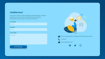 📝 Cómo crear un FORMULARIO de CONTACTO con HTML y CSS (RESPONSIVE) 📝