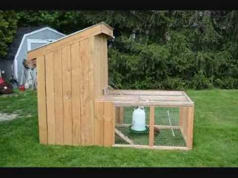 Backyard Chickens, Chicken Tractor Chicken Coop - YouTube