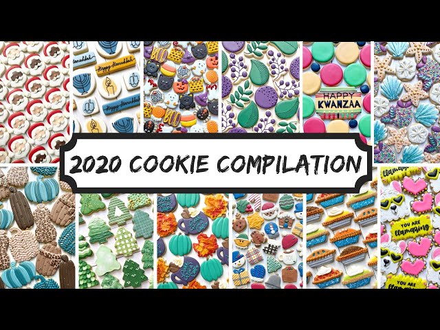 Every cookie I made in 2020 ~ EPIC Satisfying Cookie Decorating Compilation class=
