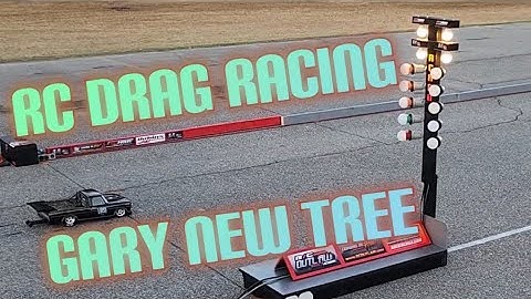 RC Drag Racing  Gary testing his new Porta Tree.. free testing 2/4