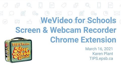 WeVideo Screen Recorder