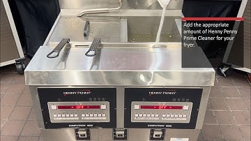 How to do a Cleanout on your Open Fryer 320 series