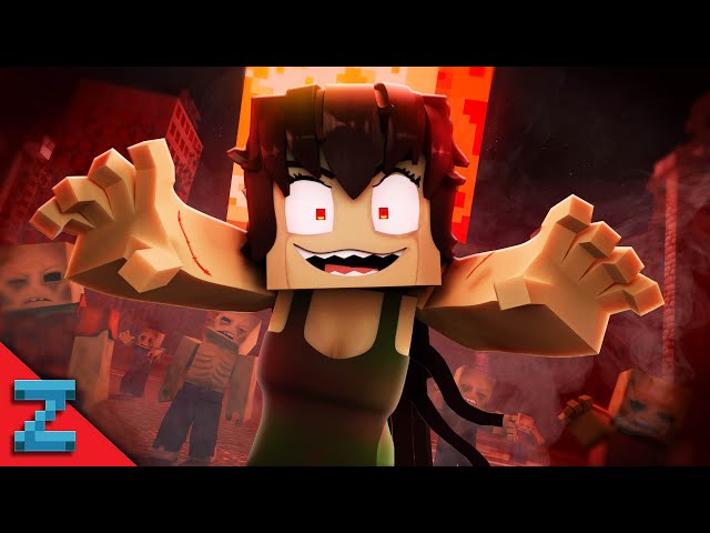 Zombie Girl 🧠 (Minecraft Music Video Animation) Macabre Rotting Girl class=