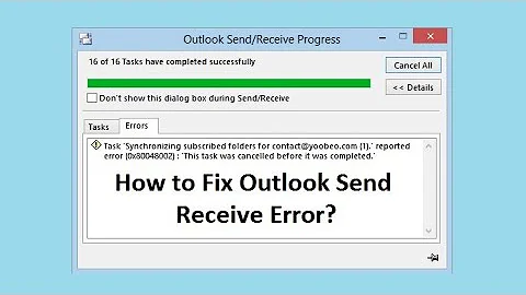 How to fix outlook send recieve error [Solved] #outlook  #send #recieve #working #disconnect #issues