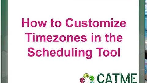 How to Customize Timezone Scheduling