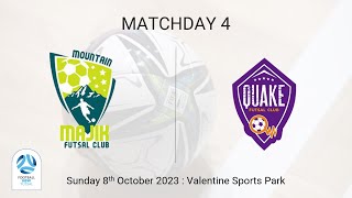 U15G Round 4 - Mountain Majik Futsal Club v Macarthur Quake Futsal