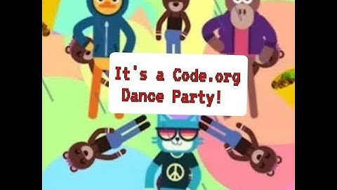 Lesson-1 Code.org Dance Party| Code.org Dance Party| Hour Of Code| Code A Dance Party | #code.org