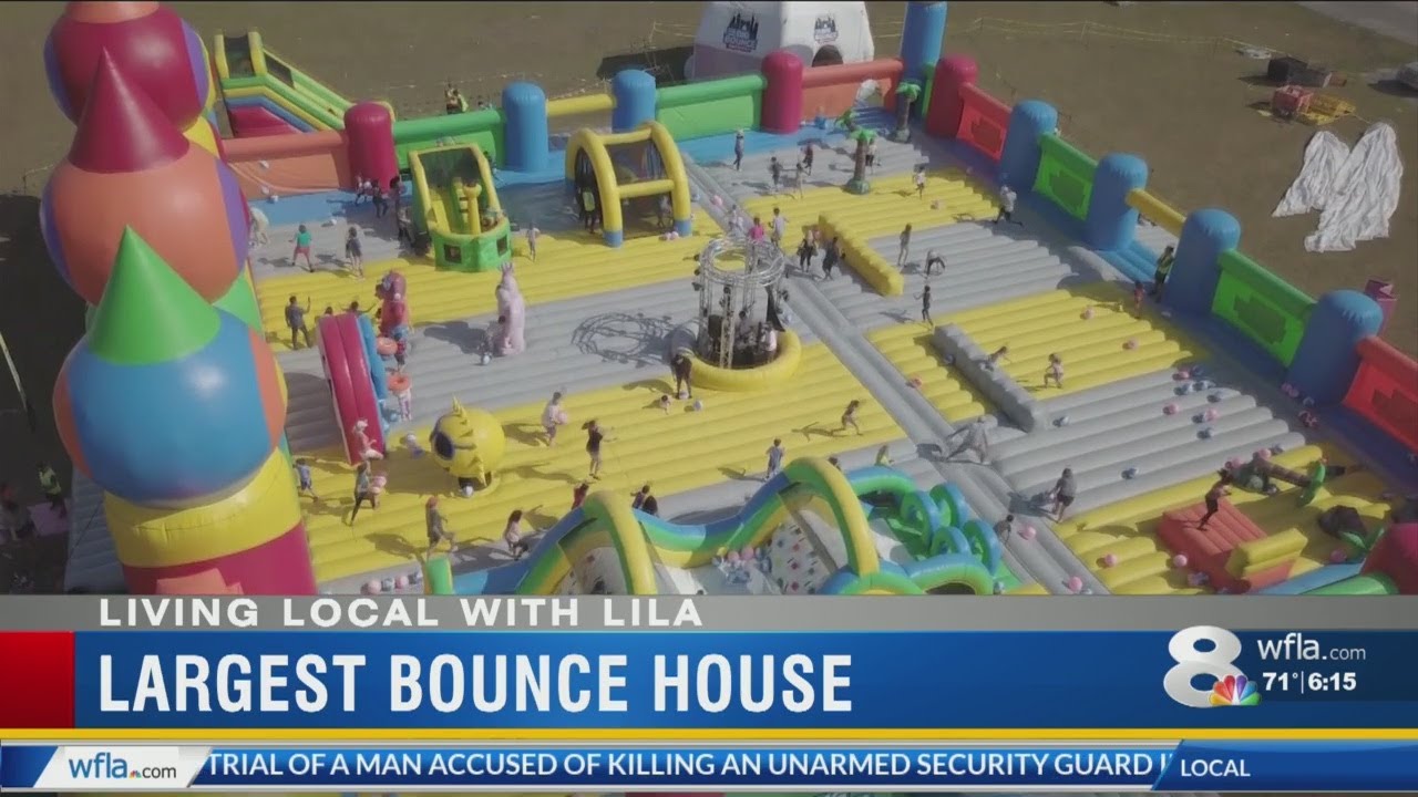 World’s largest bounce house jumps to Tampa Bay