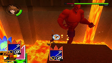 Kingdom Hearts Re:CoM - Genie Jafar (No HP+) (No Damage) (No Sleights)