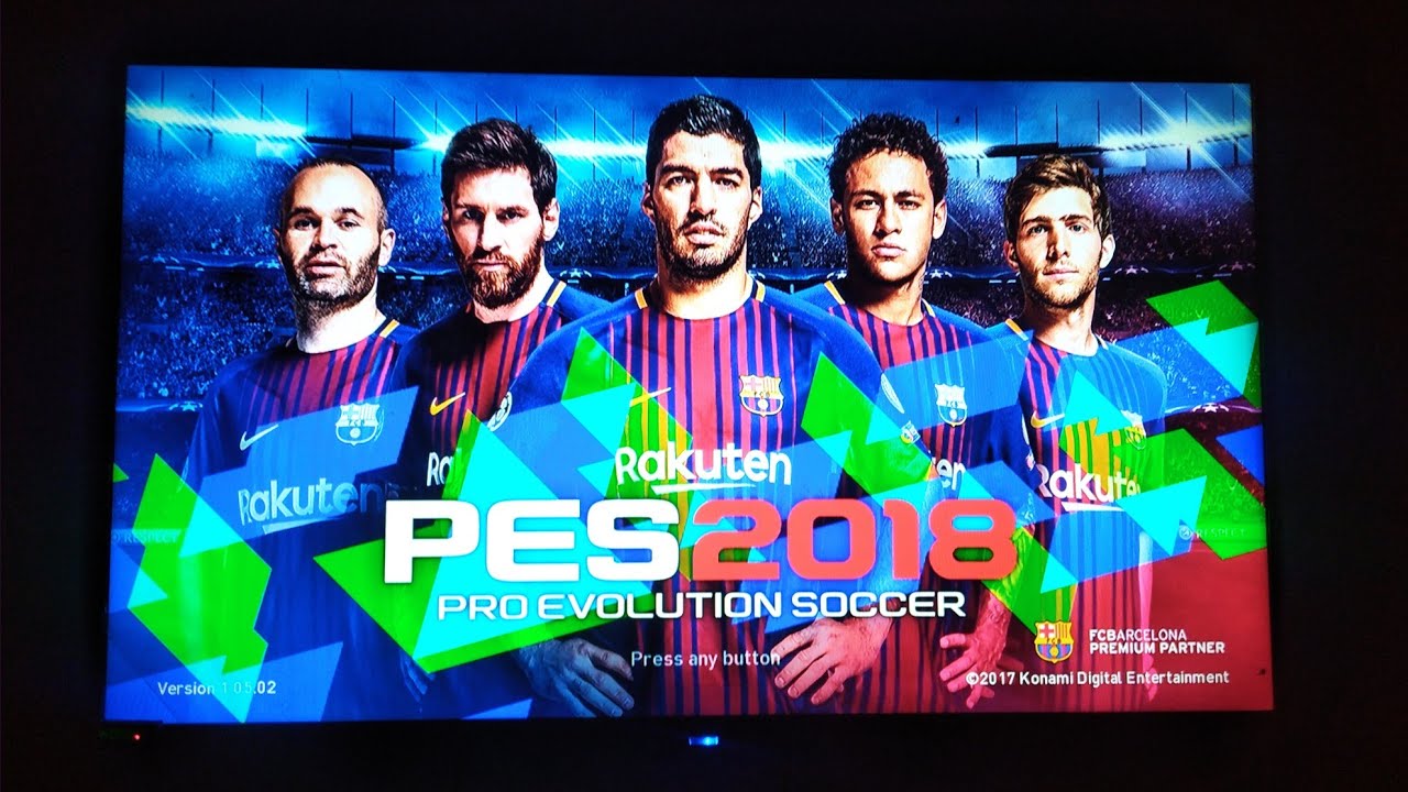 تجربه لعبه بيس 2018 على بلاي ستيشن 3 Pro Evolution Soccer 2018 PS3