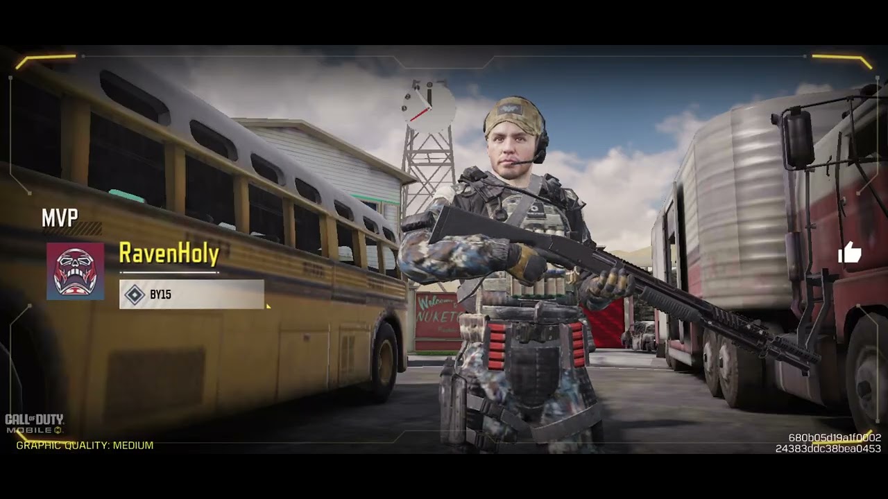 Raven master of all guns... rank luitenent first class... 