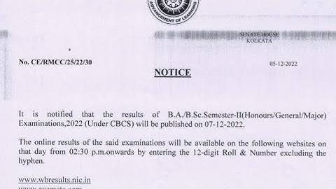 অবশেষে নোটিস দিয়ে দিলো | even sem|even sem result published | calcutta university result