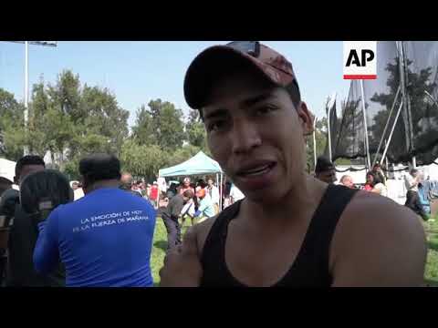 Migrants in caravan shrug over US vote