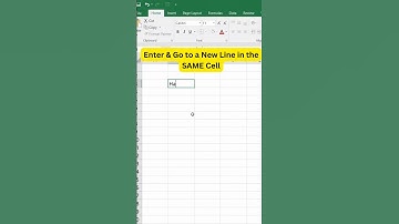 Excel Trick You Must Know! 🔥 New Line in SAME Cell 🚀📊  #excel #exceltips #exceltricks #googlesheets