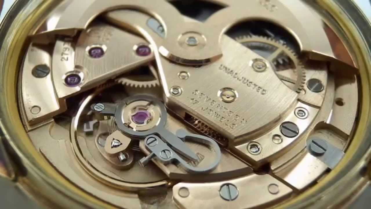 Omega movement Cal.550 Running. - YouTube