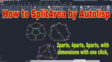 How to SplitArea and use of AD Autolisp.