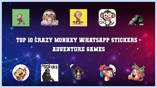 Top 10 Crazy Monkey Whatsapp Stickers Android Games screenshot 1