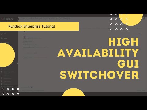 High Availability GUI Switchover