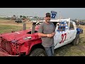 Demo Derby for Morrison County Fair in Little Falls, MN  7-31-2021